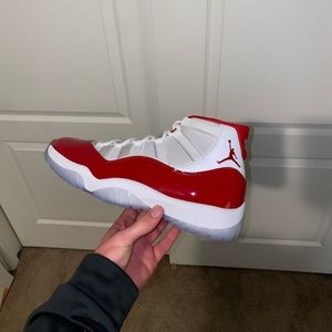 Size 11. “Cherry Red” Jordan 11s